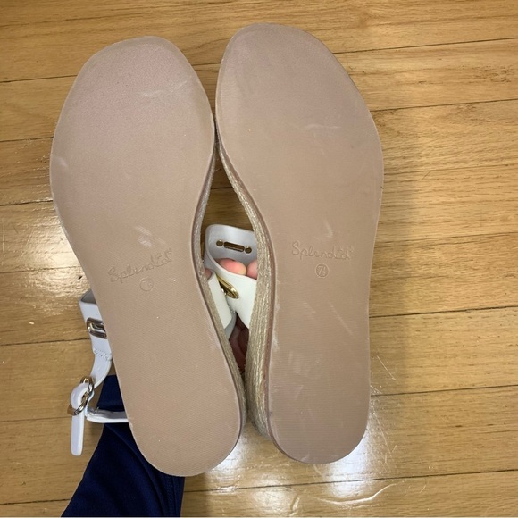 Splendid Dani Slingback Espadrille Platform Wedge Sandal in Linen - Size 7.5 - Picture 7 of 7